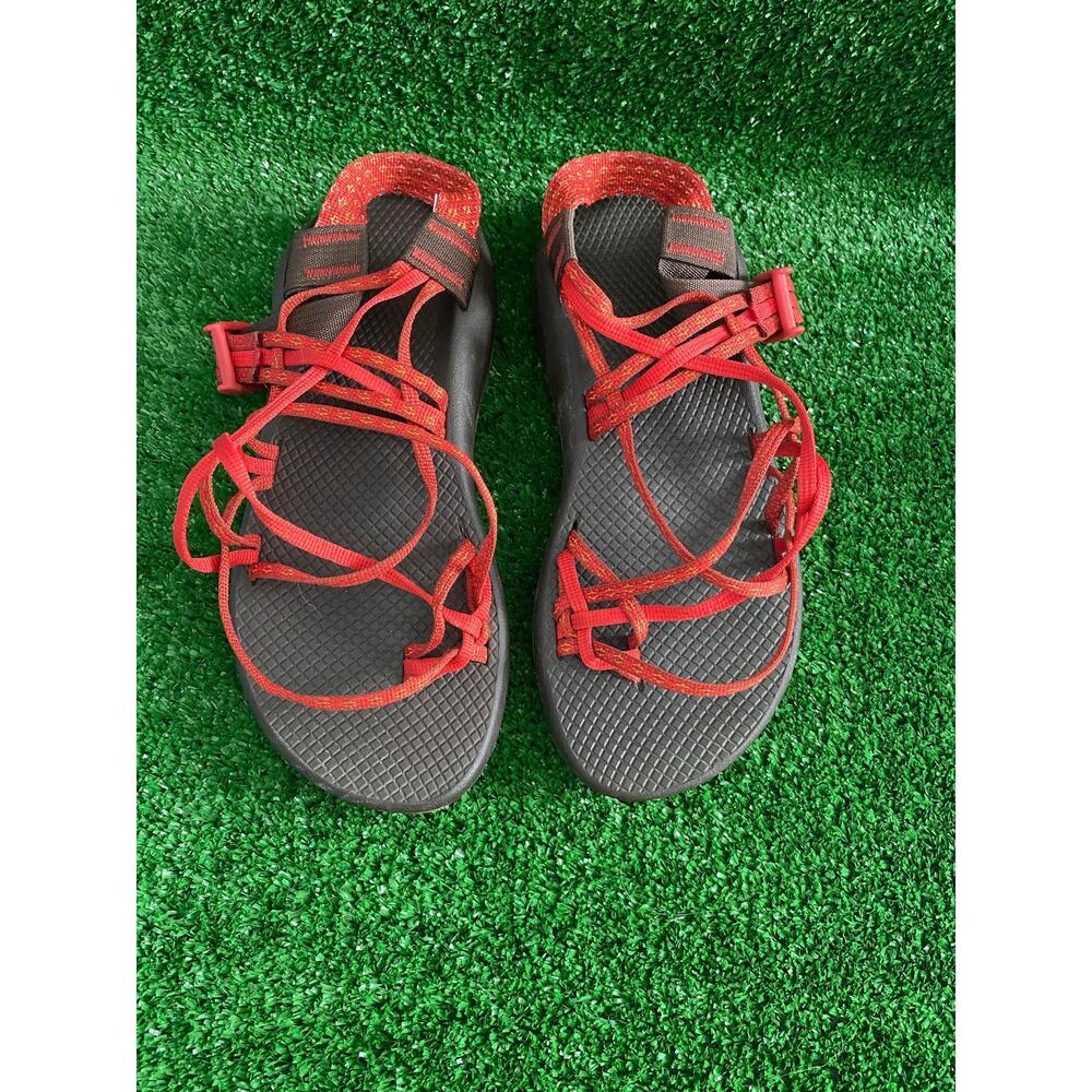 Chaco Women's Z/Cloud X2  Womens Size 8 pre owned (10 Botanic Spicy Orange)
